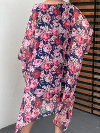 Xia Navy Floral Dress