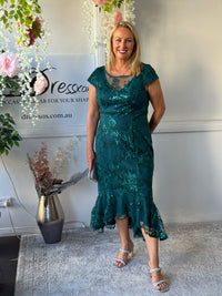 Ximena Sequin Evening Dress
