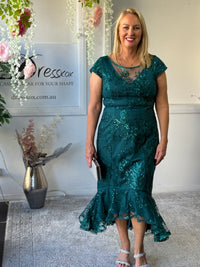 Ximena Sequin Evening Dress