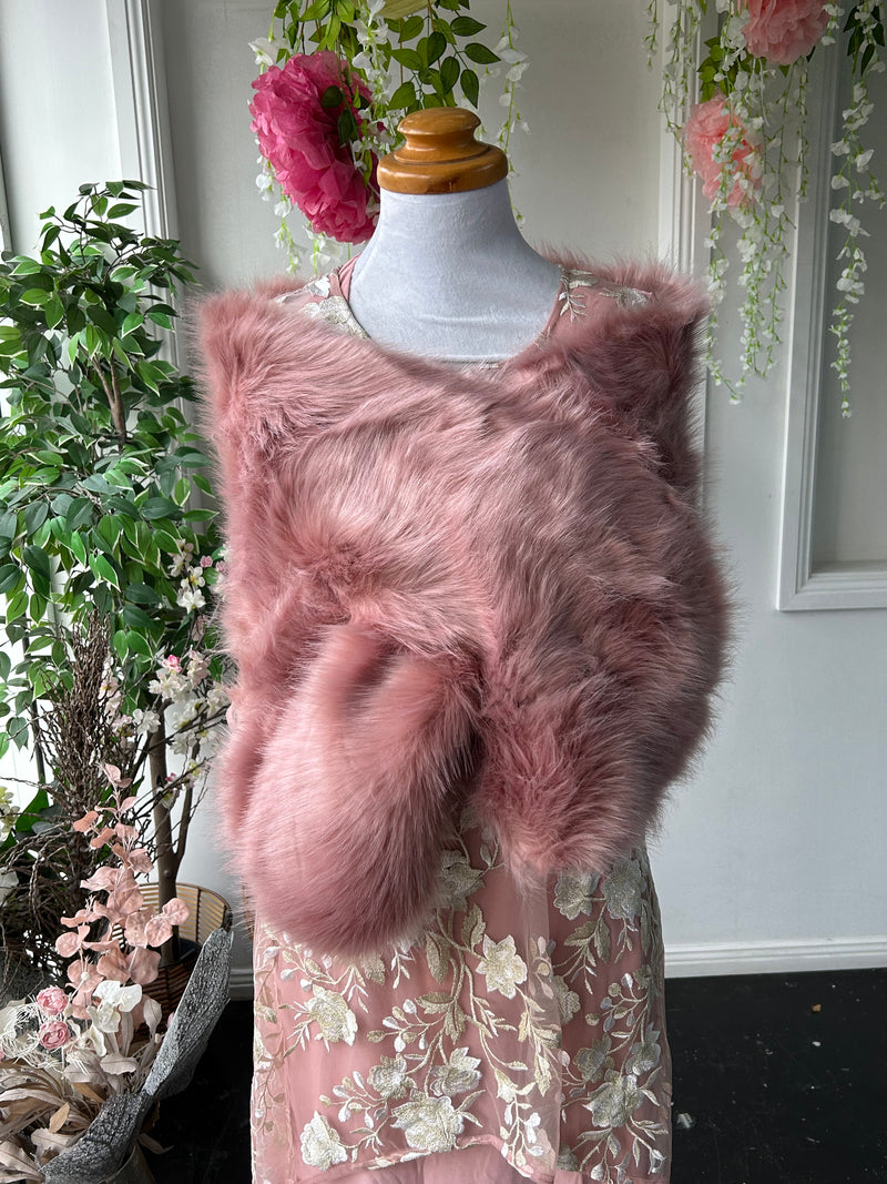 Xissi Faux Fur Shawl