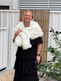Xissi Ivory Shawl