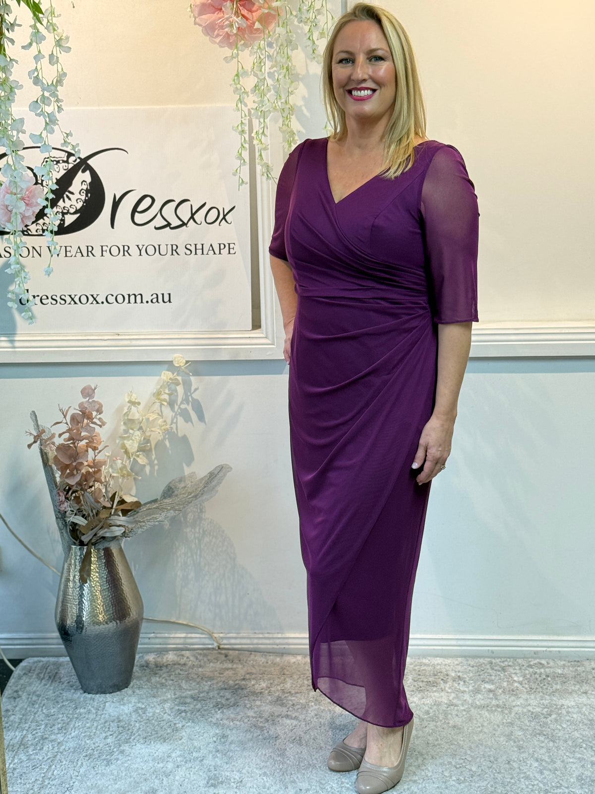 Yancy Plum Evening Dress
