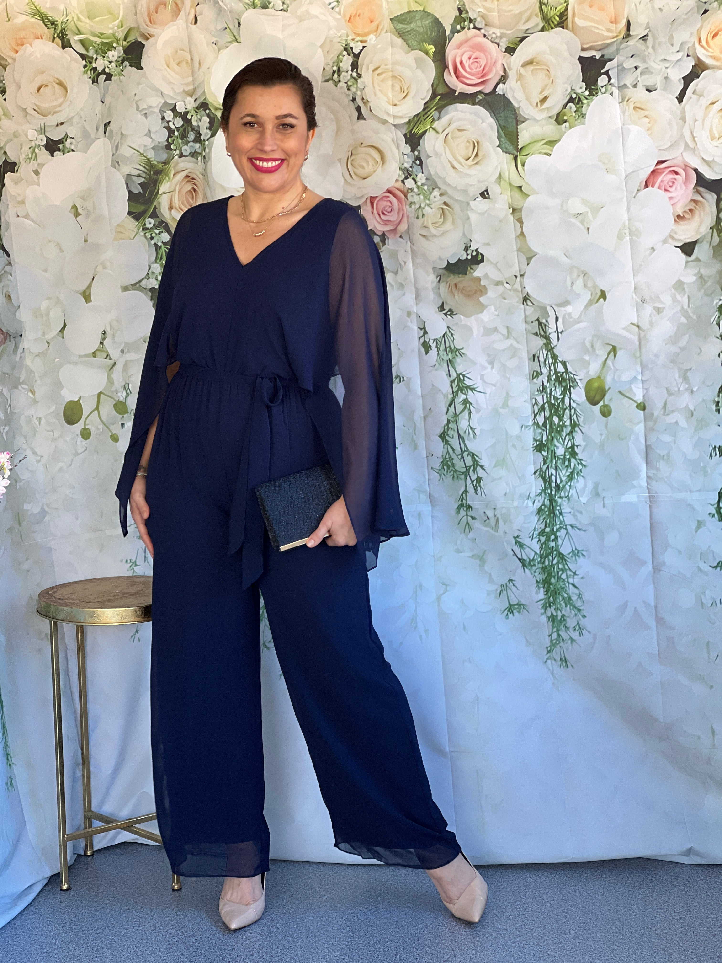 Navy jumpsuit for outlet wedding guest