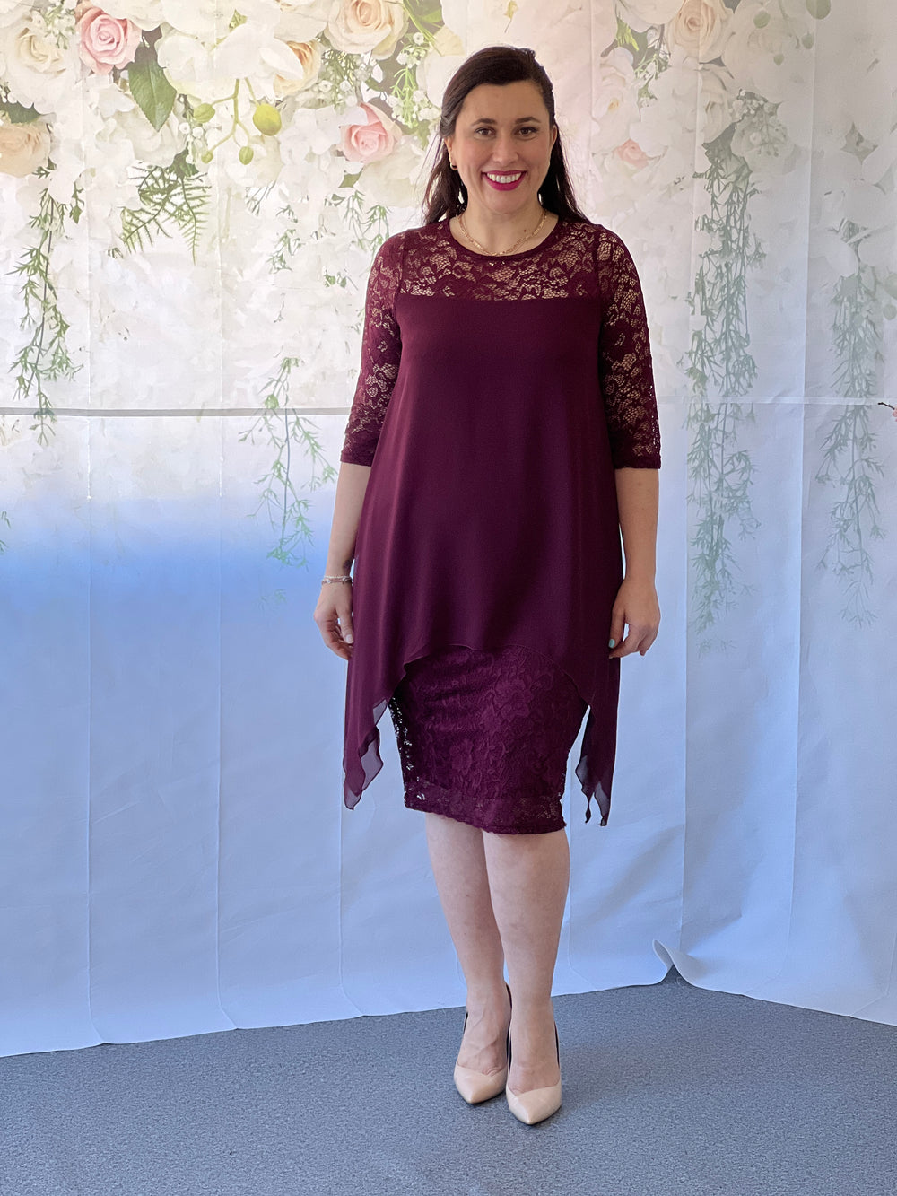 Zelda Navy Lace Dress