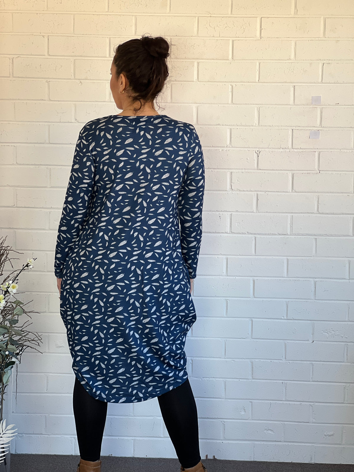 Zella Blue Knit Tunic