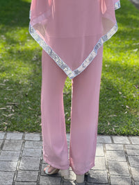Faith Blush Chiffon Pants