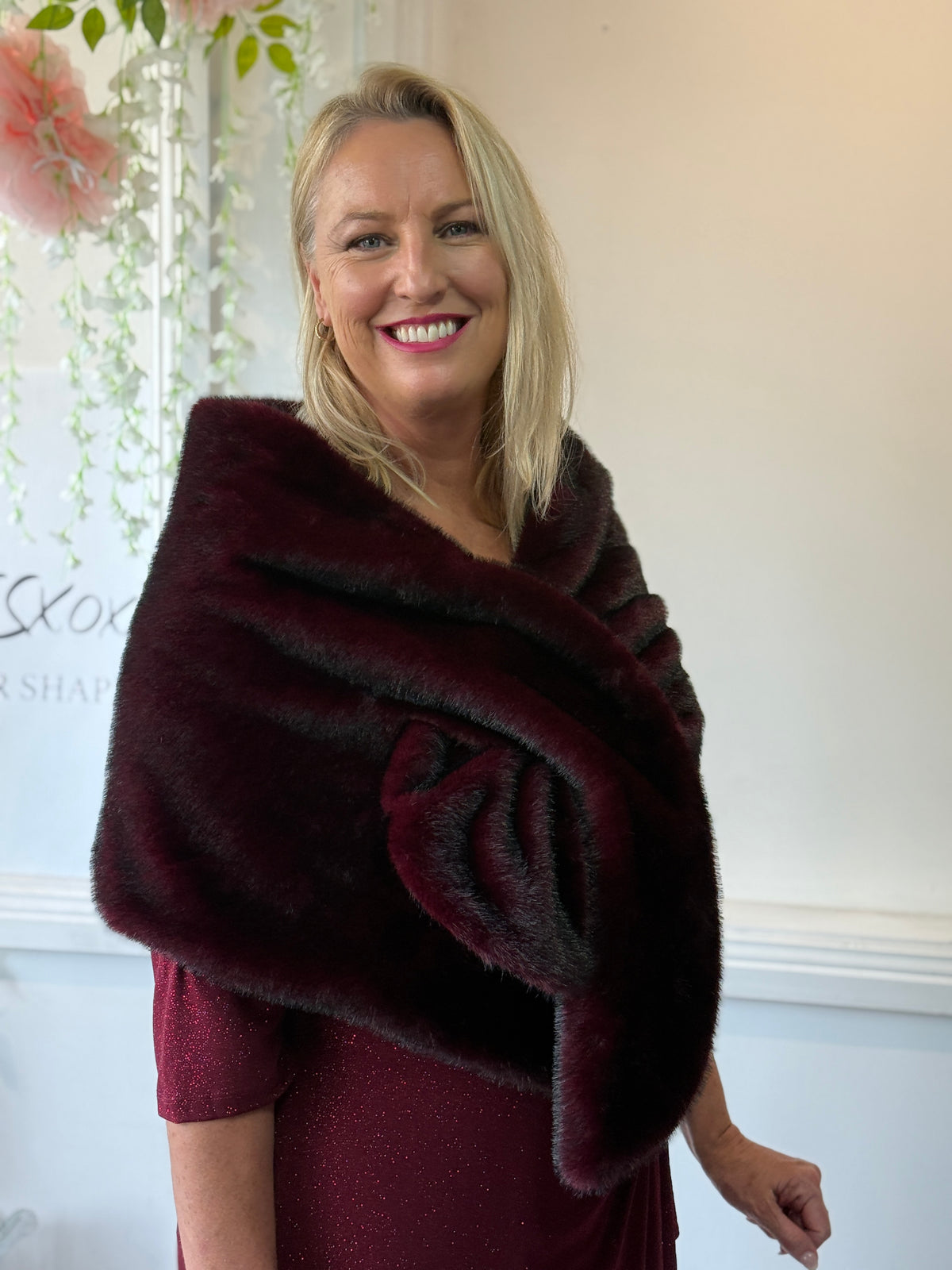 Antwerp Faux Fur Shawl
