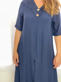 LaMode DRESSES Oxley Navy Layering Dress
