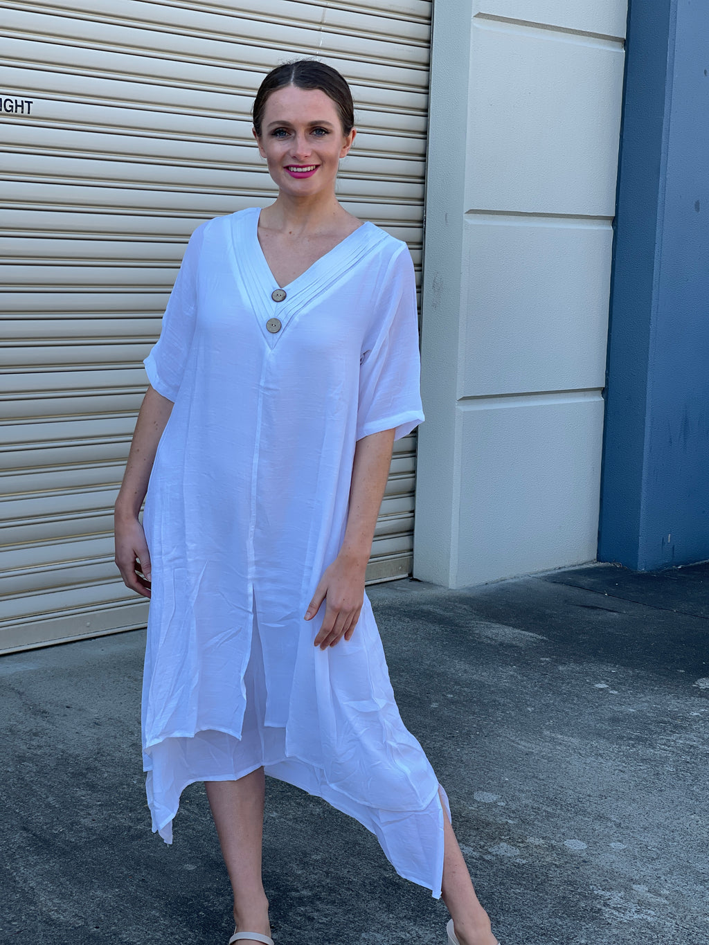 Oxley White Layering Dress – Dressxox