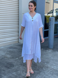 Oxley White Layering Dress