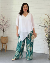 Fort Leaf Silk Pants