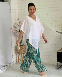 Fort Leaf Silk Pants