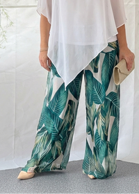 Fort Leaf Silk Pants