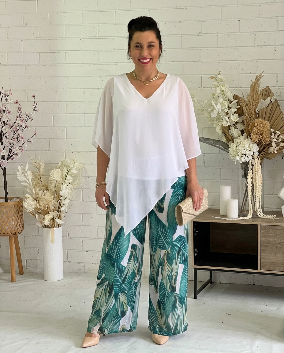 Fort Leaf Silk Pants