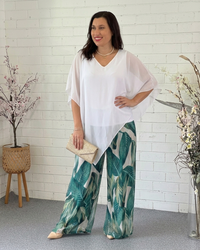 Fort Leaf Silk Pants