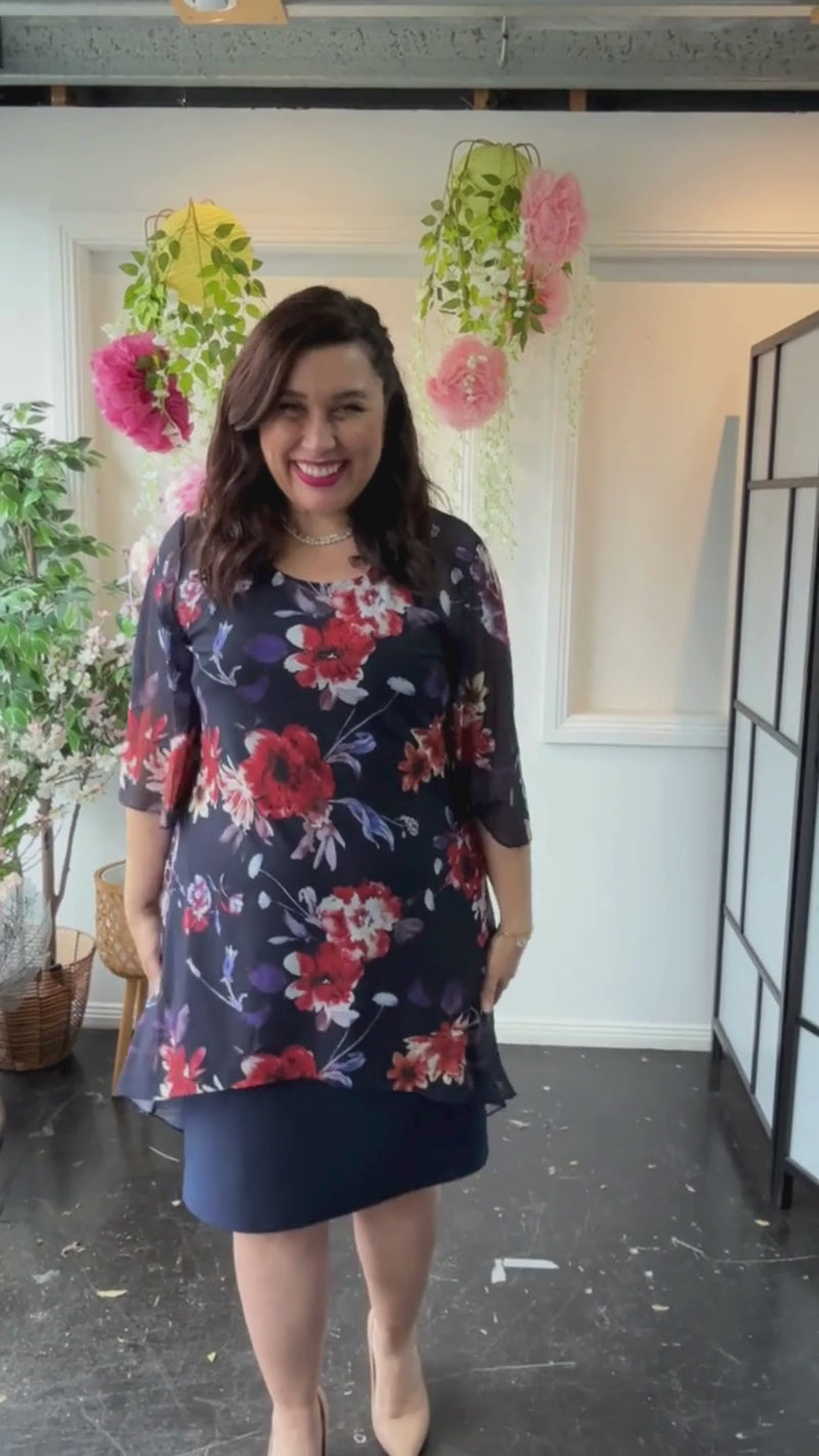 Vera Fire Floral 2 Piece Set