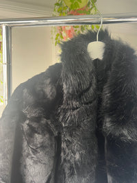 Zabel Faux Fur Shawl Cape