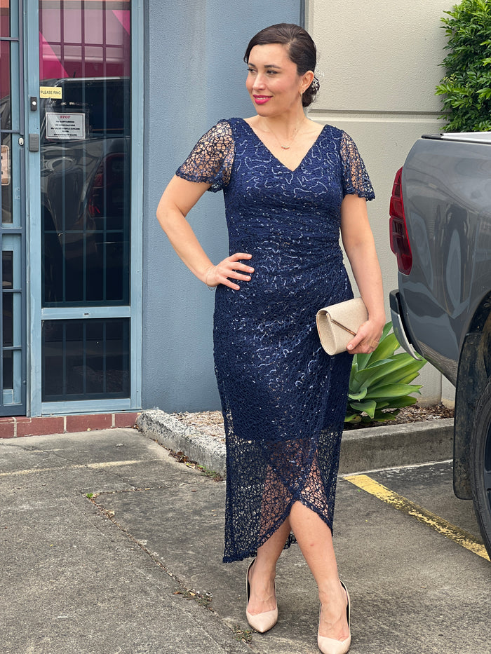 Cila Blue Reversible Dress – Dressxox