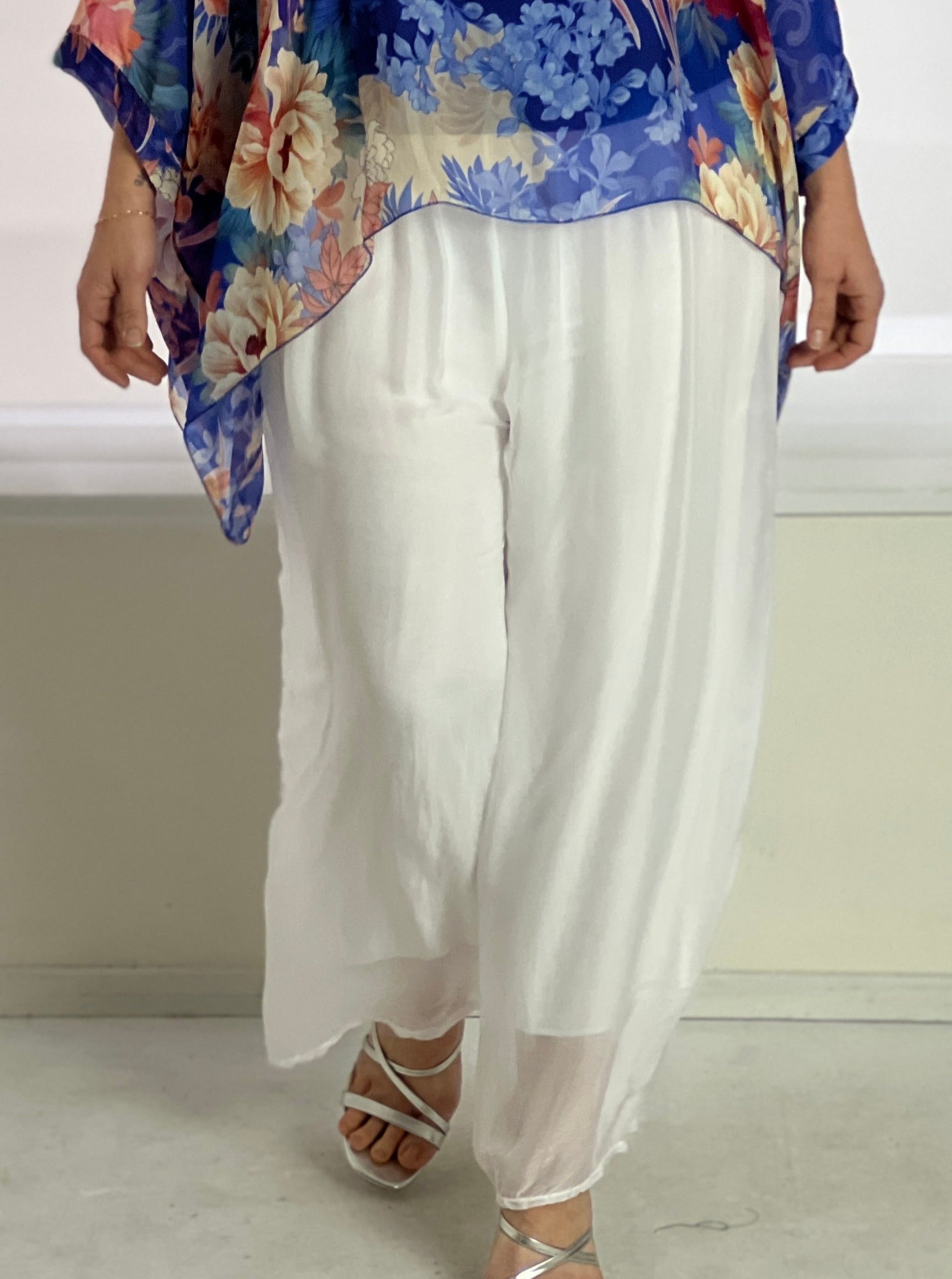 Buy INTUNE Polyester Silk Printed Pants | Shoppers Stop