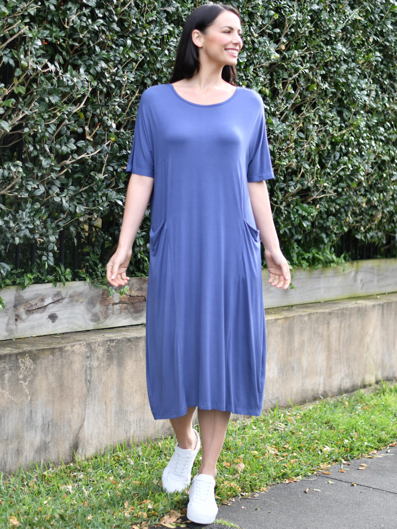 Wallala Blue Jersey Dress