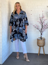 Carmen Aztec Linen Shirt