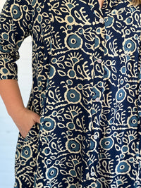 Carmen Mosaic Linen Shirt