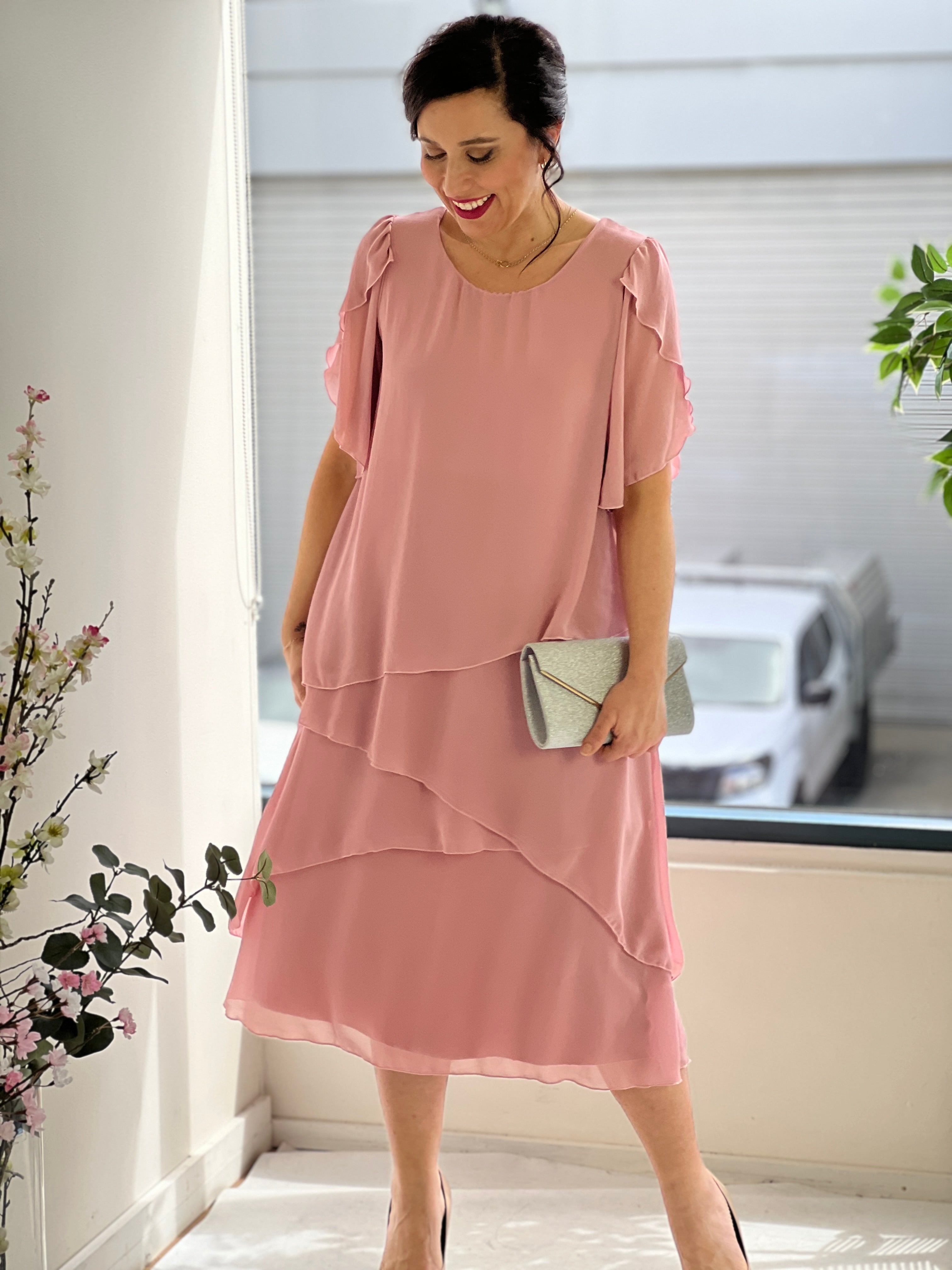 Charlotte Blush Evening Dress Dressxox