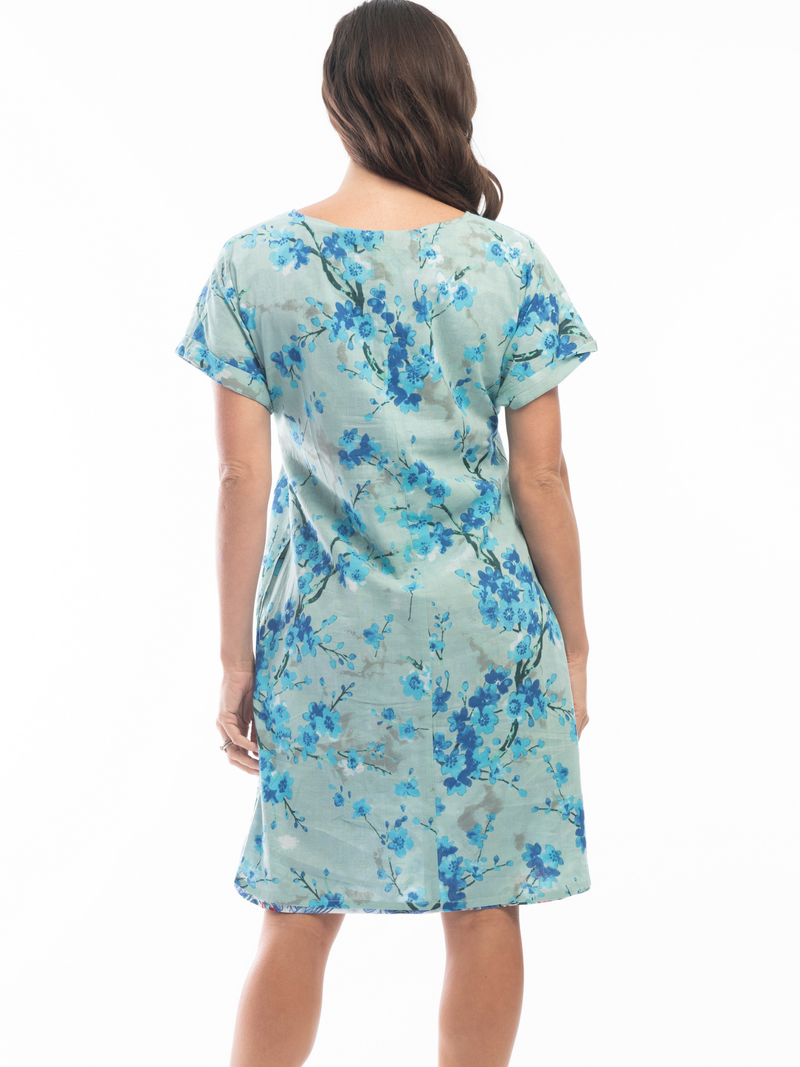 Cila Blue Reversible Dress