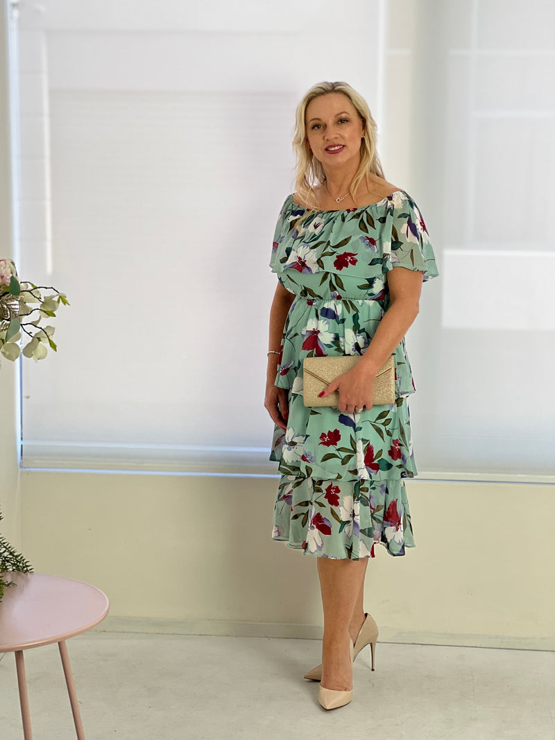 Gigi Mint Evening Dress