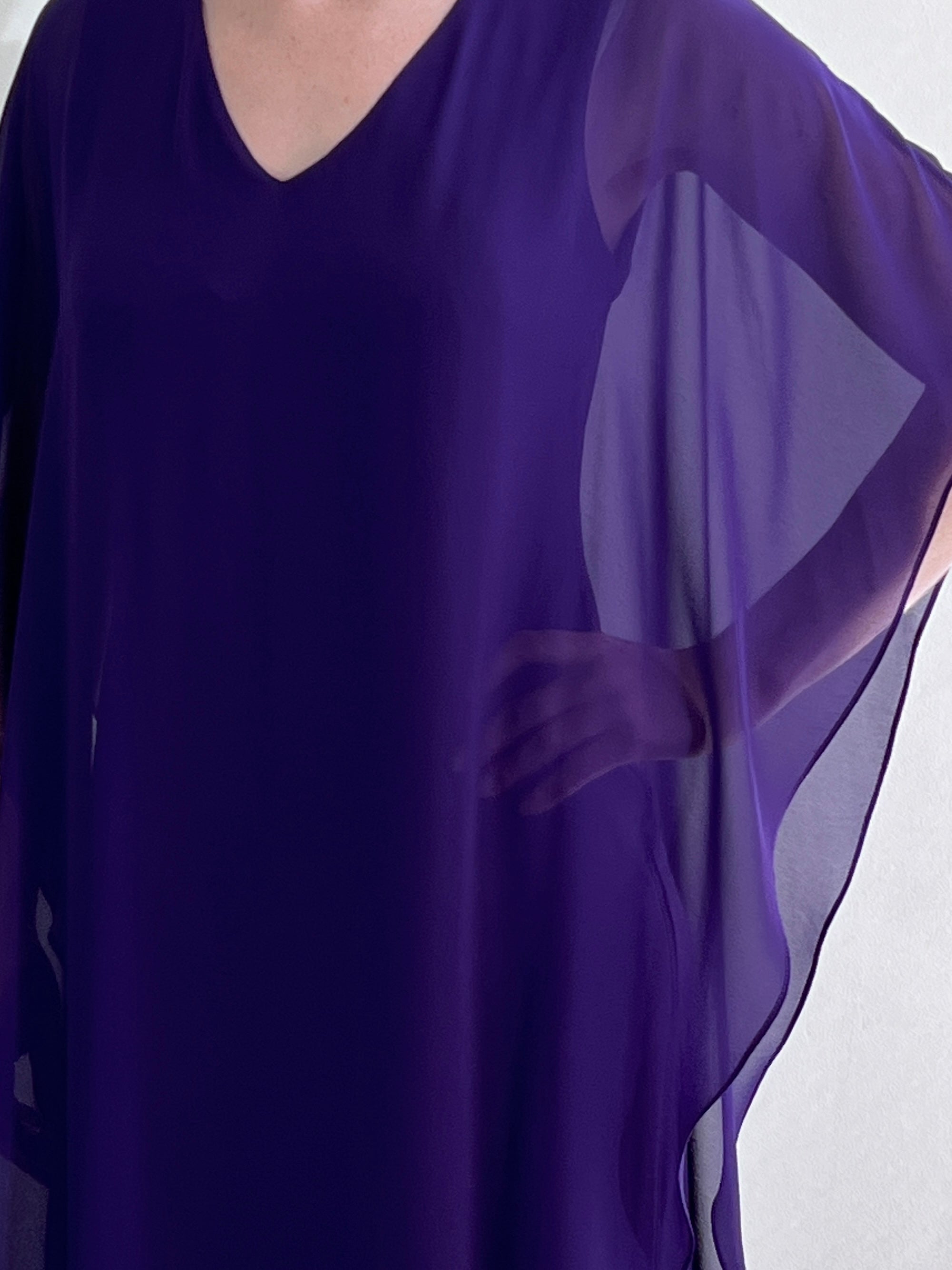 Helena Purple Evening Dress Dressxox