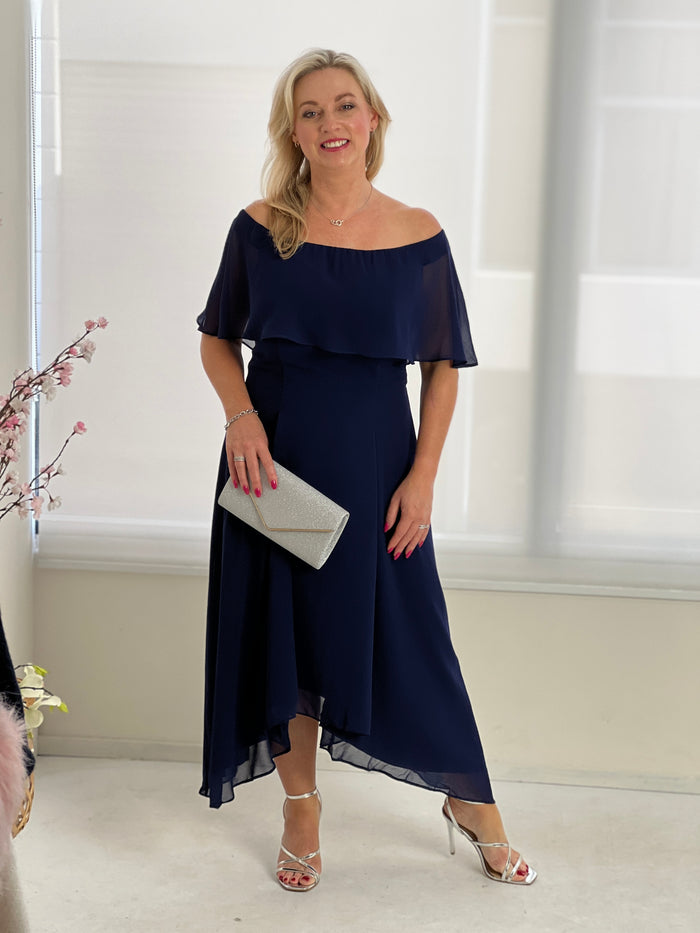 Sonya Navy Evening Dress