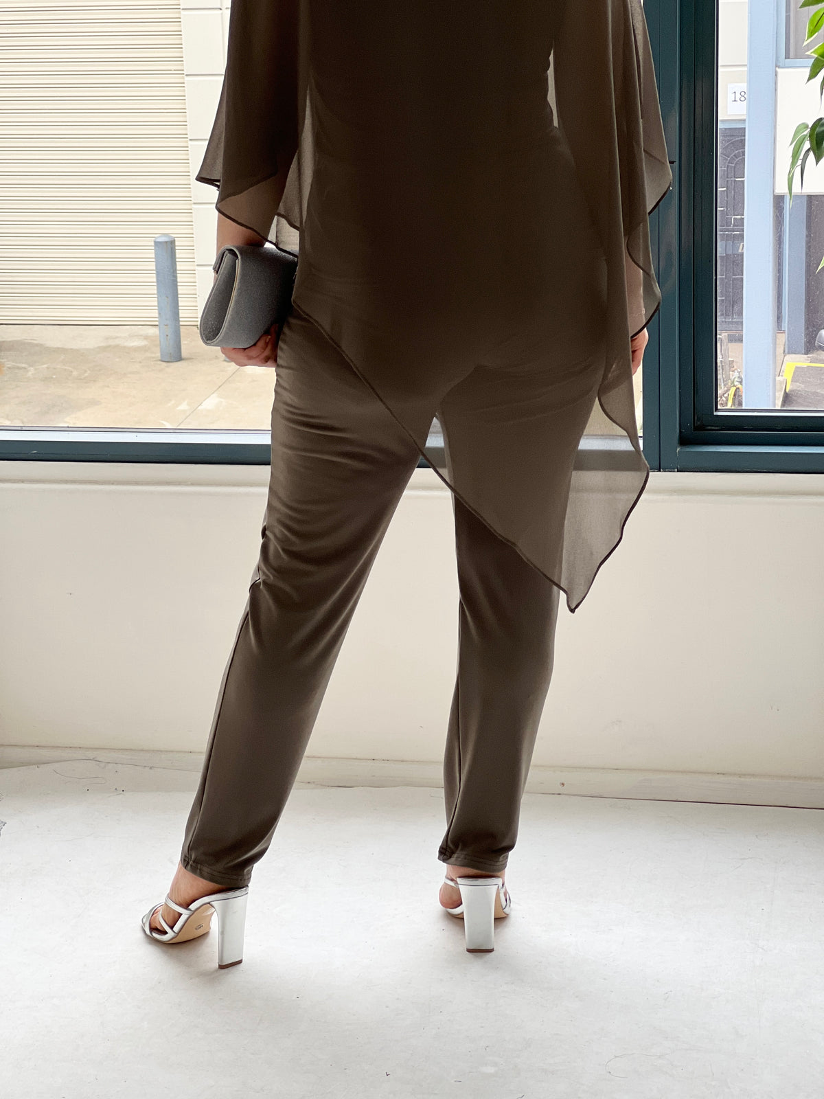 Juno Khaki Jersey Pants