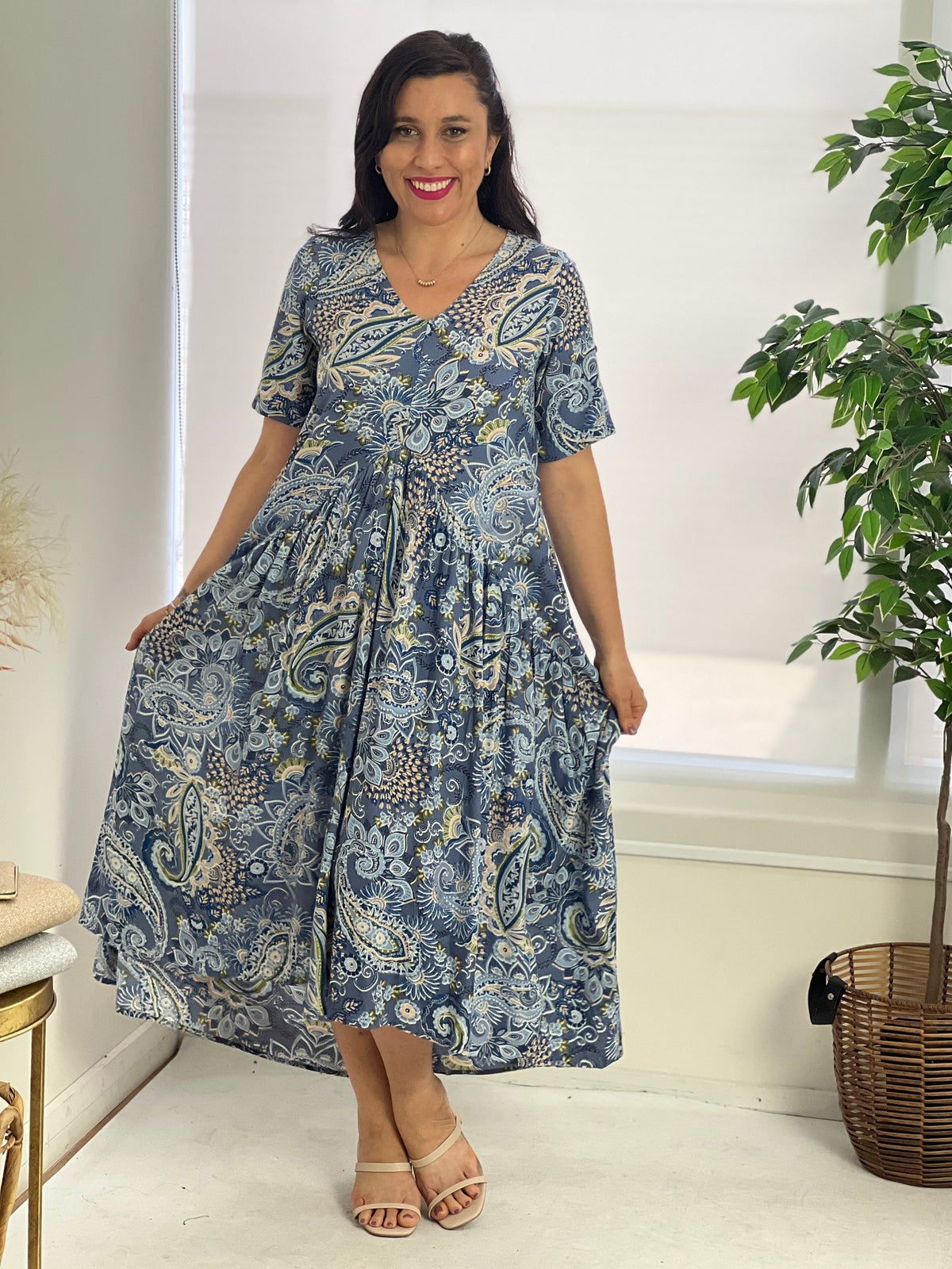 Lamu Orientique Paisley Dress