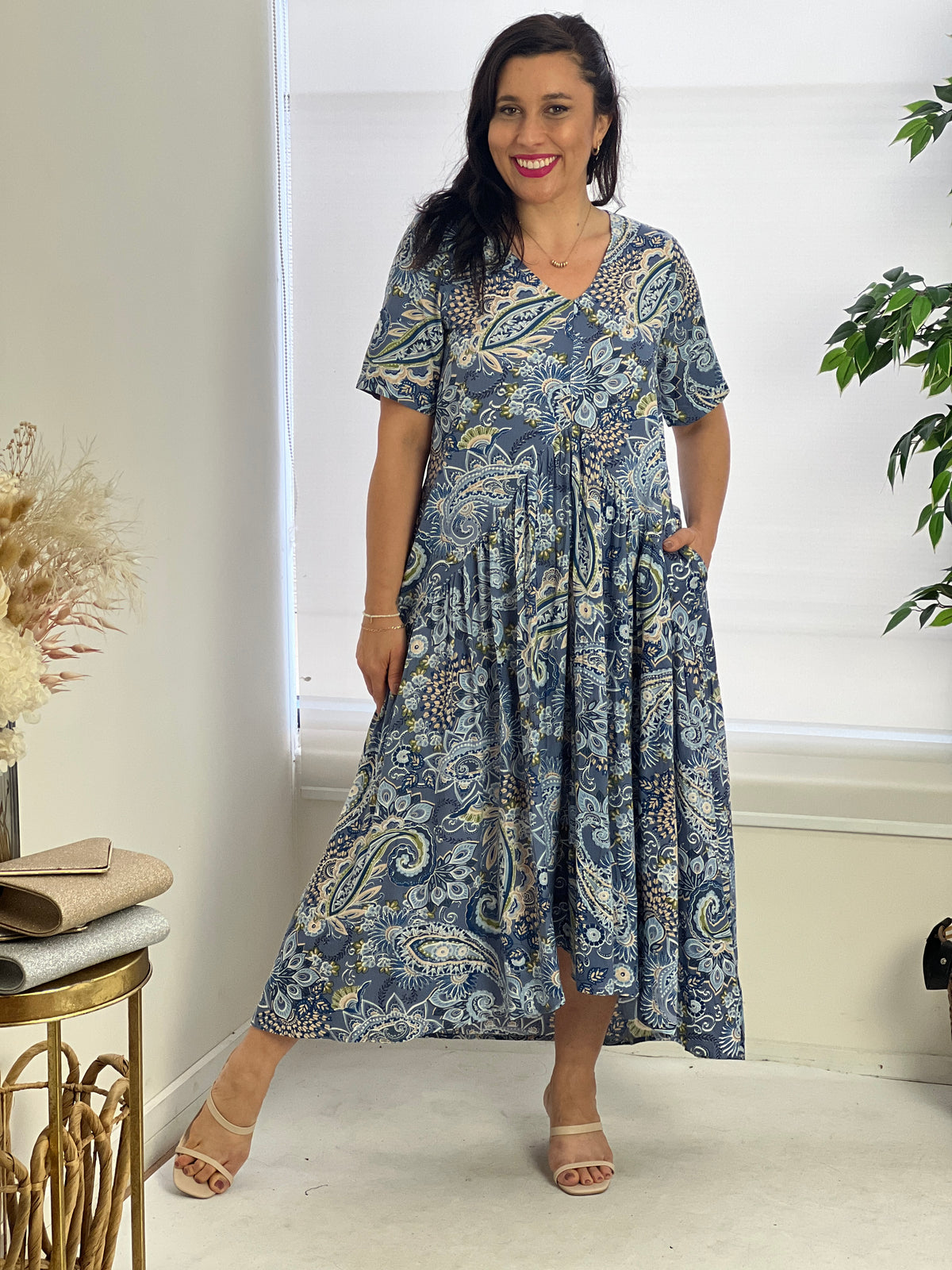 Lamu Orientique Paisley Dress