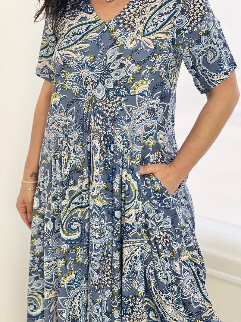 Lamu Orientique Paisley Dress