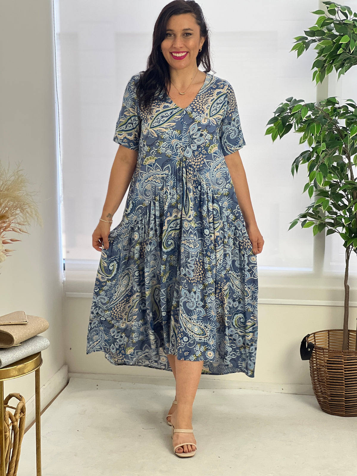 Lamu Orientique Paisley Dress