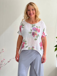 Larissa Garden Linen Top