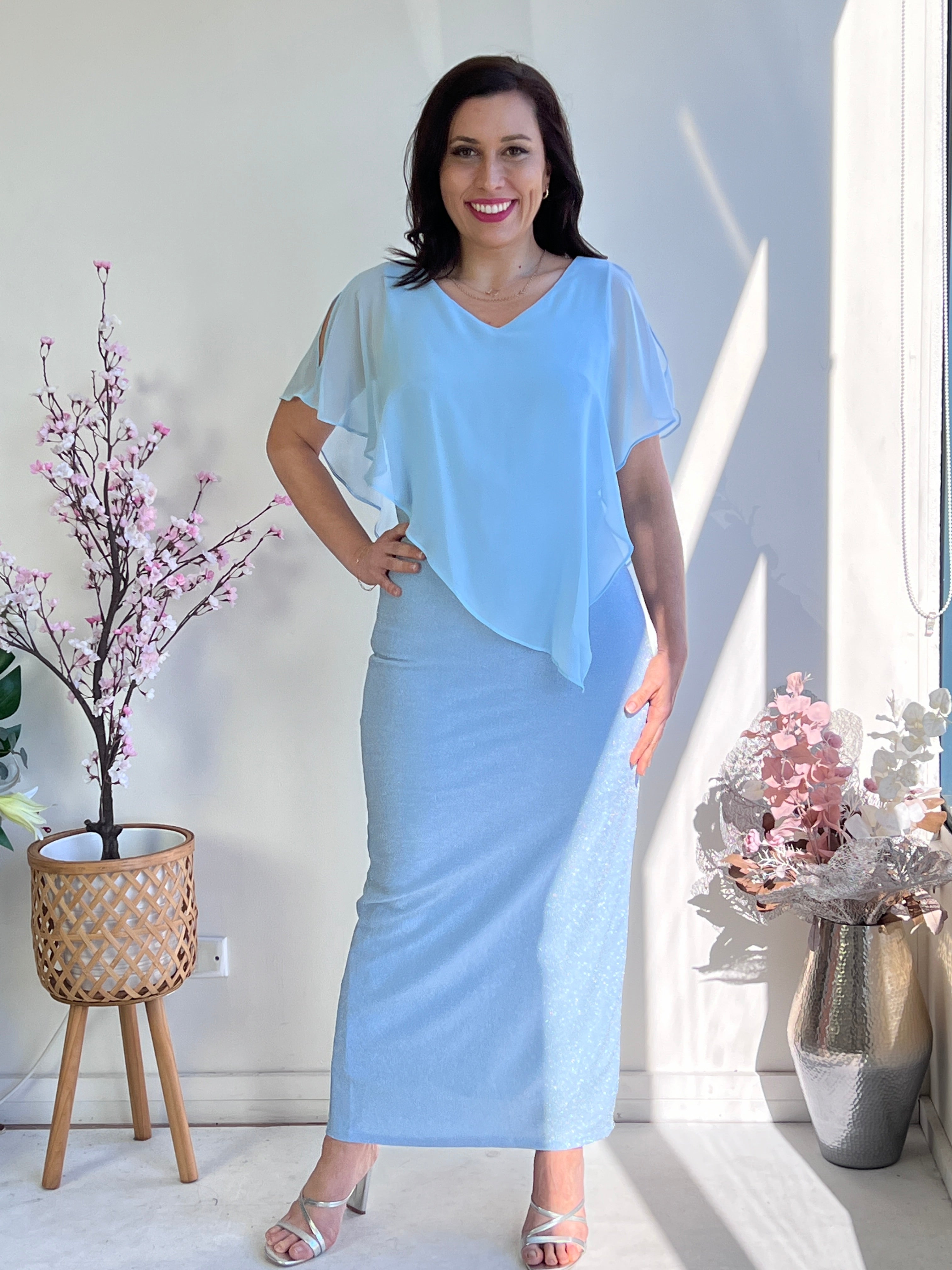 Terani Couture Ice Blue Mermaid Gown! – TheClothingRental