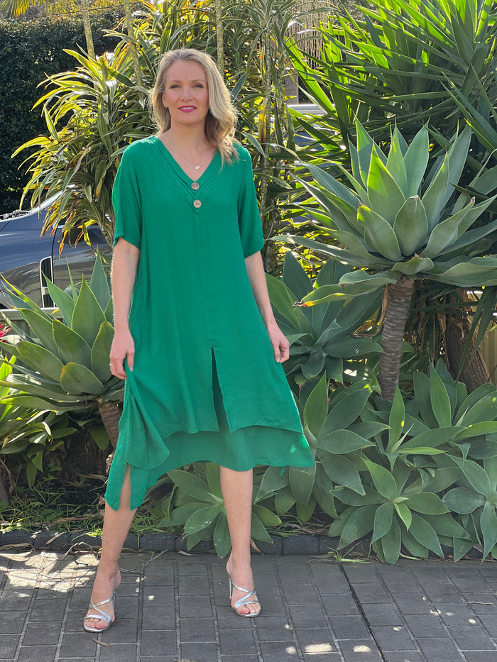 Oxley Emerald Layering Dress