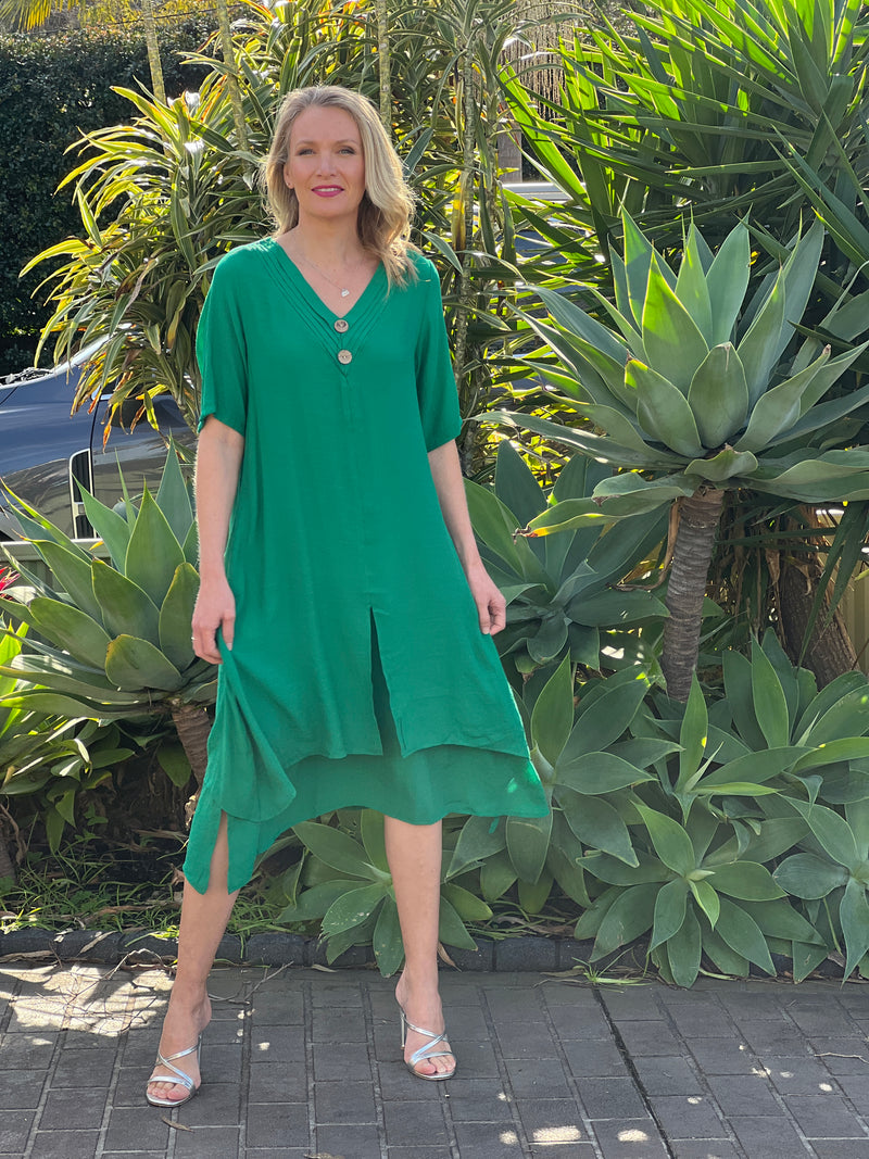 Oxley Emerald Layering Dress