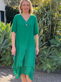 Oxley Emerald Layering Dress