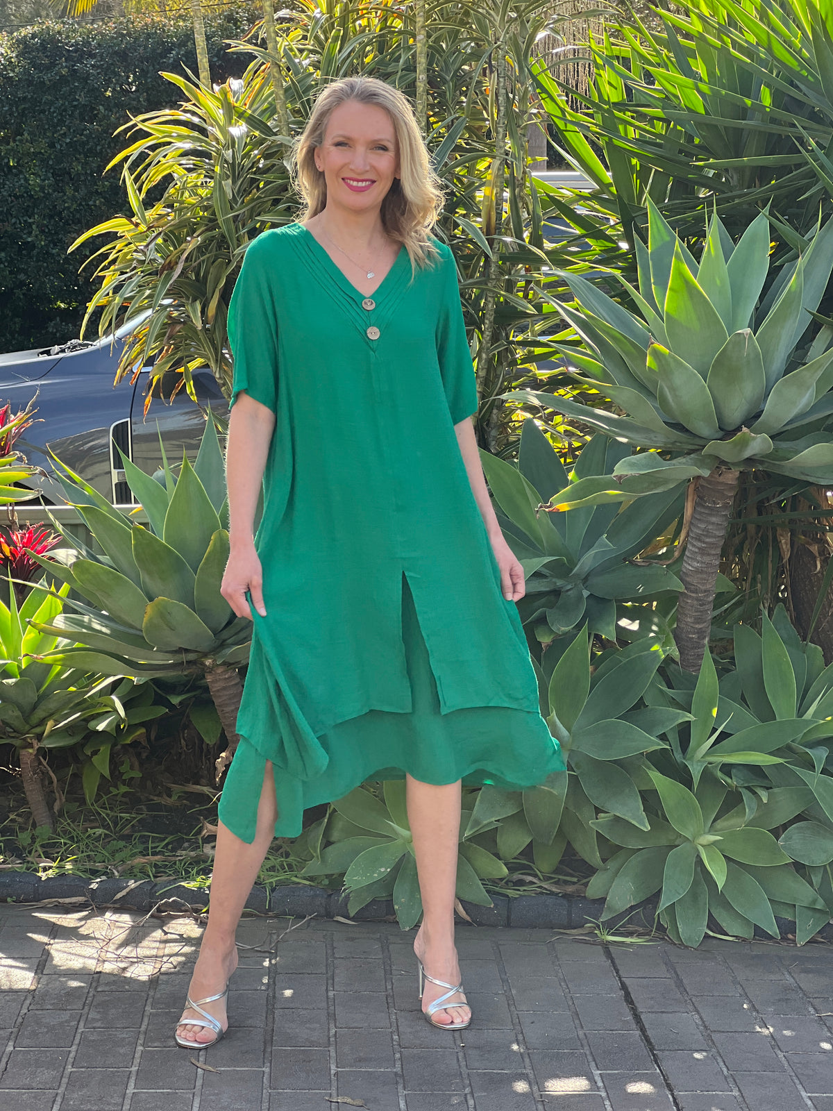Oxley Emerald Layering Dress