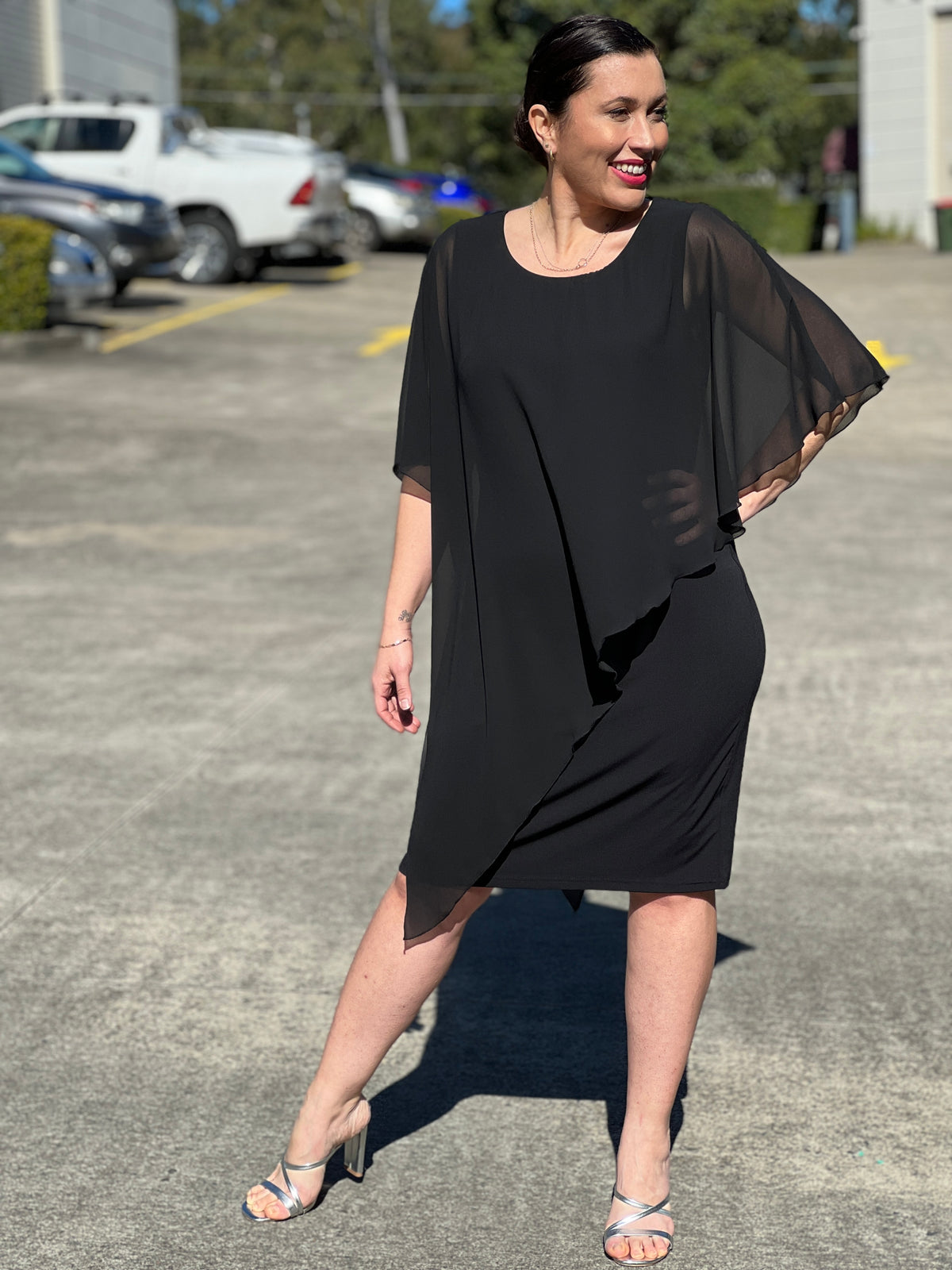 Renta Black Event Dress