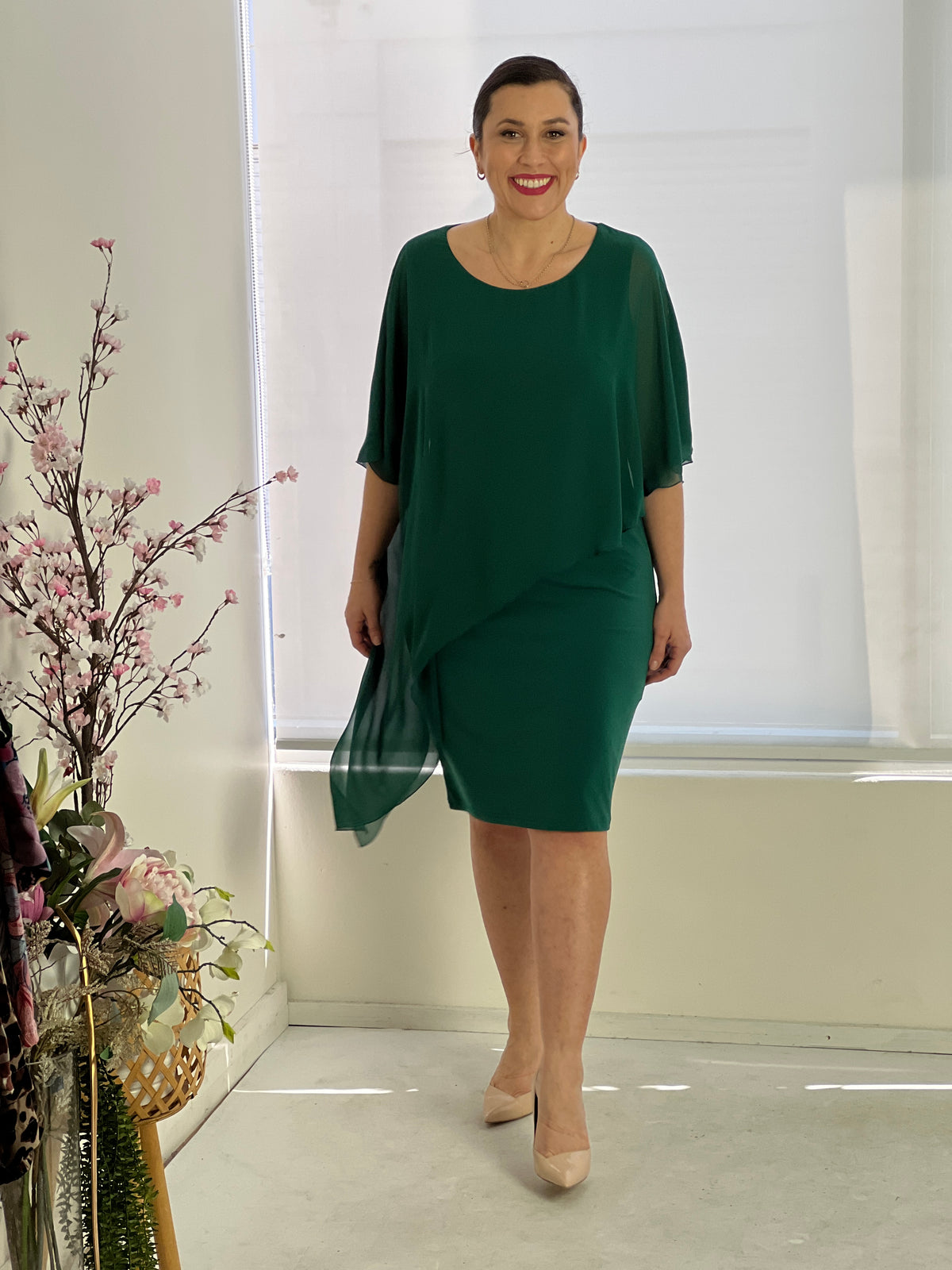 Renta Emerald Event Dress