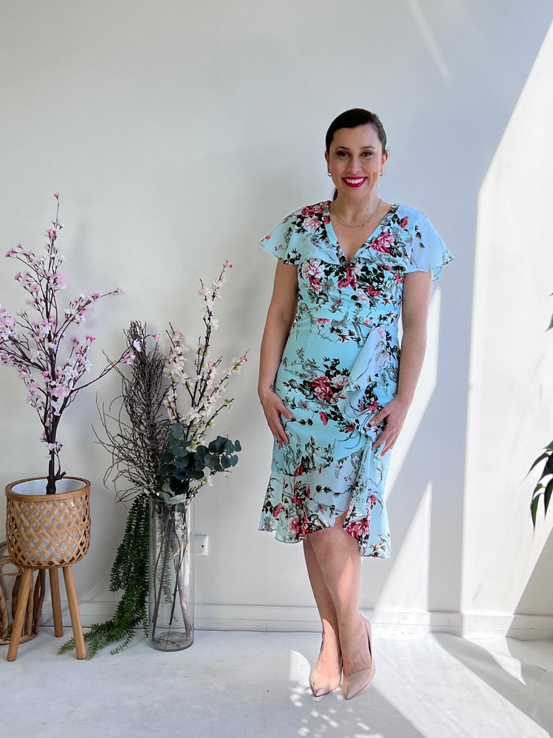 Selene Sky Blossom Dress