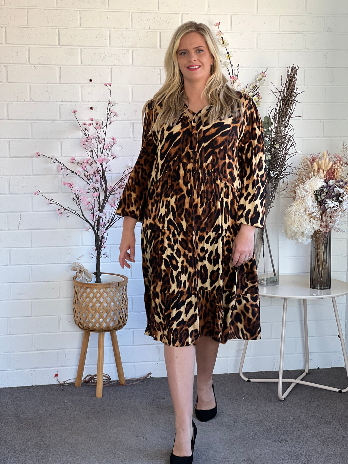 Ulla Leopard Dress