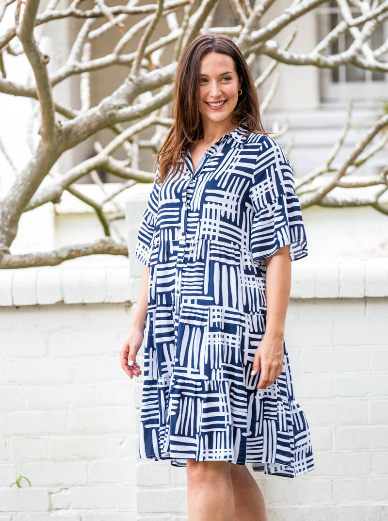 Venice Navy Dress