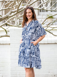 Venice Navy Dress