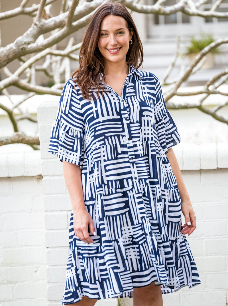Venice Navy Dress