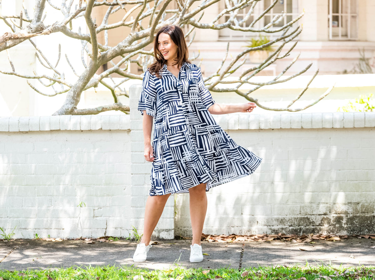 Venice Navy Dress